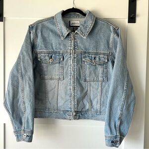 Vintage Zippered Express Bleus 90s Jean Jacket
